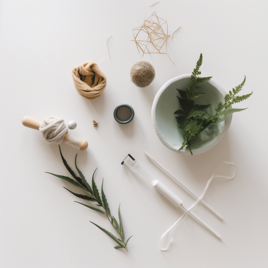 ASH rolling papers aesthetically studio shot of weed and rolling papers
