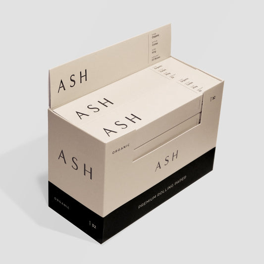 Pre-rolled Cones | Organic | 32 count | Box ASH Rolling Paper
