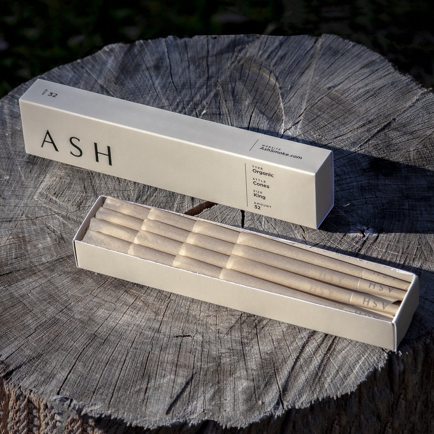 Pre-rolled Cones | Organic | 12 count ASH Rolling Paper 