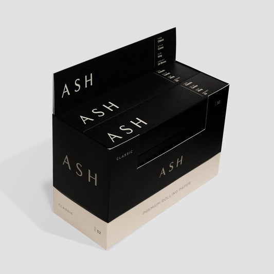 Pre-Rolled Cones | Classic | Box | 32 Count ASH Rolling Paper