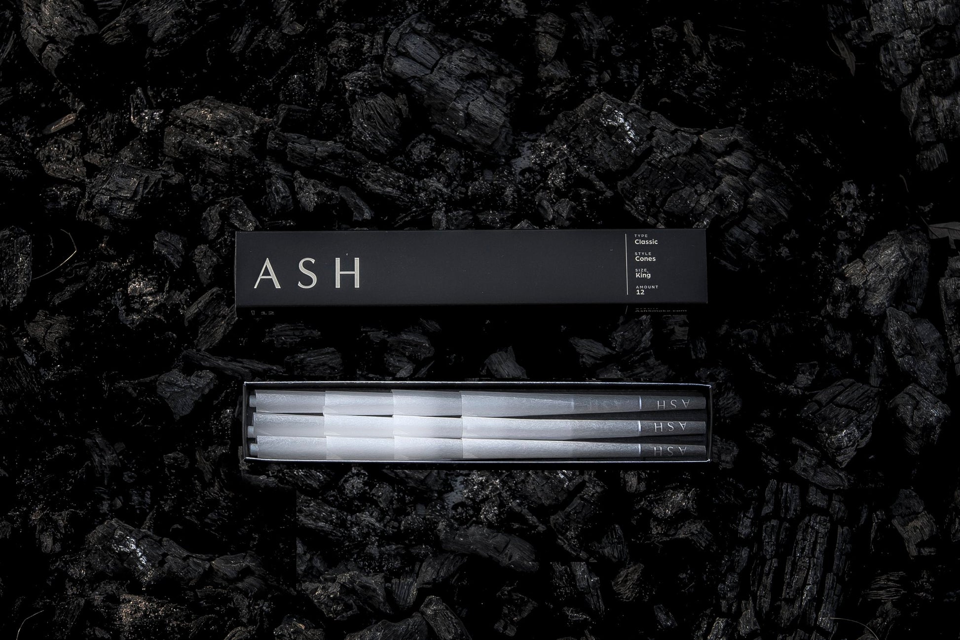 Pre-Rolled Cones | Classic | Box | 32 Count ASH Rolling Paper