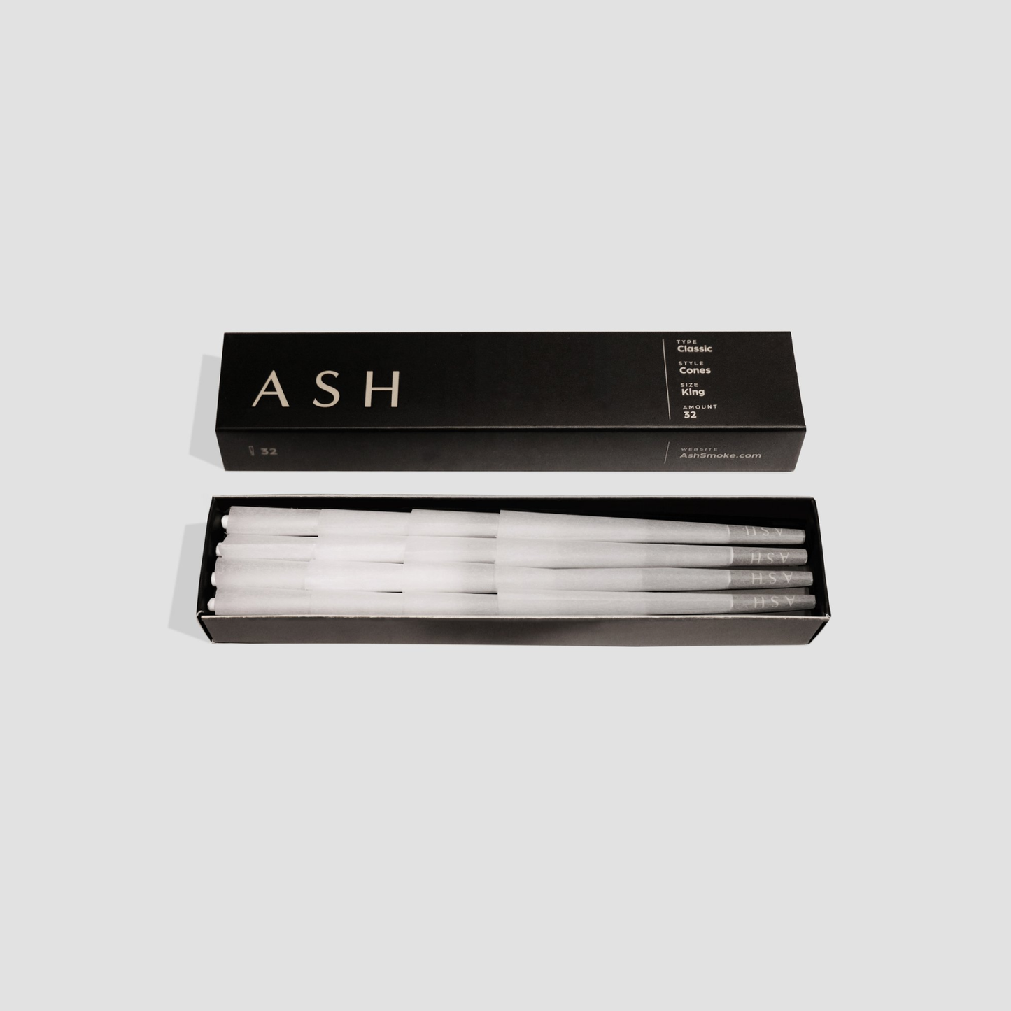 Pre-Rolled Cones | Classic | 32 count ASH Rolling Paper