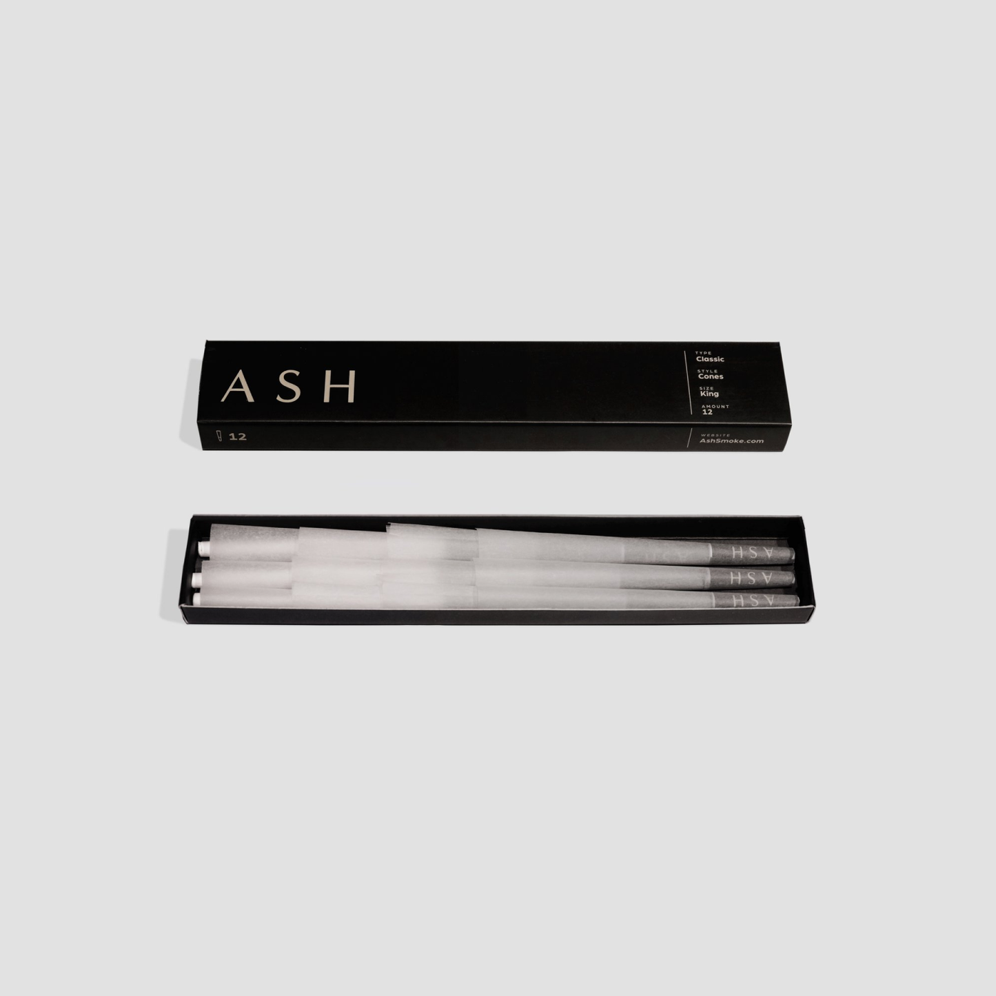 Pre-rolled Cones | Classic | 12 count ASH Rolling Paper